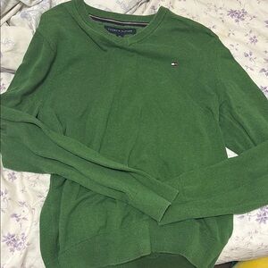 Tommy Hilfiger Green Crewneck Sweater